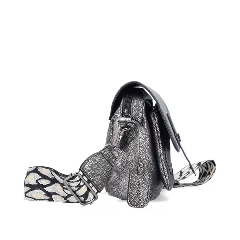 Dámska kabelka Rieker H1101-42 strieborná