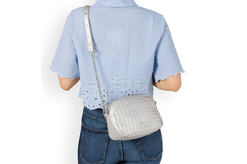 Dámska kabelka Rieker Q0667-90 strieborná