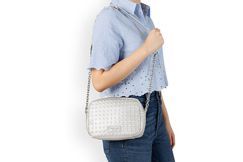 Dámska kabelka Rieker Q0667-90 strieborná