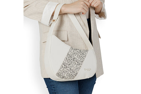 Dámska kabelka Rieker Q0672-61 biela káva