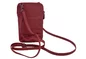 Dámska kožená crossbody kabelka červená 2511538