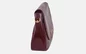 Dámska kožená crossbody kabelka červená