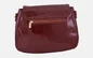 Dámska kožená crossbody kabelka červená