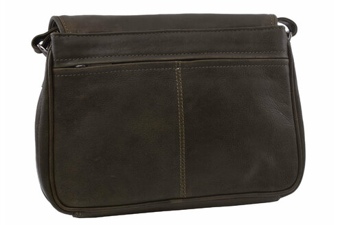 Dámska kožená crossbody kabelka olivová 220108