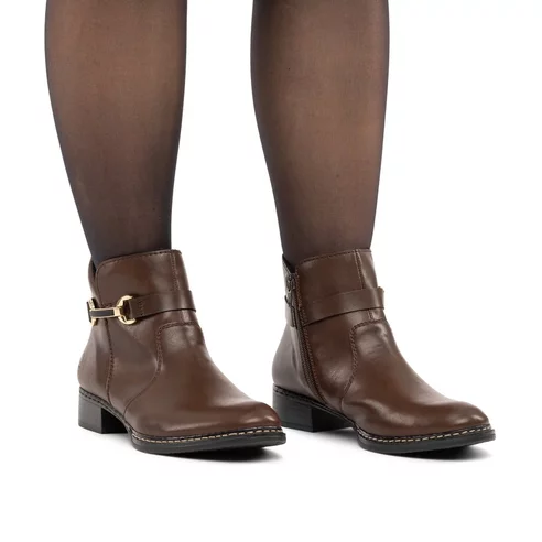 Dámska obuv členková Rieker 73487-25 hnedá
