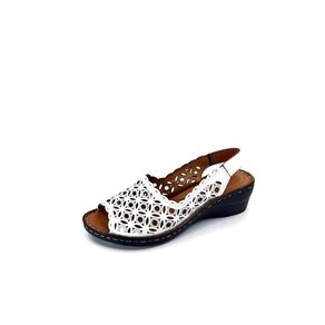 Dámska otvorená sandála na klinovom podpätku