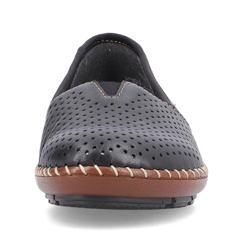 Dámske baleríny Rieker 44854-00 čierne
