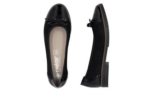 Dámske baleríny Rieker 45358-00 čierna