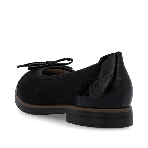 Dámske baleríny Rieker 45358-00 čierna