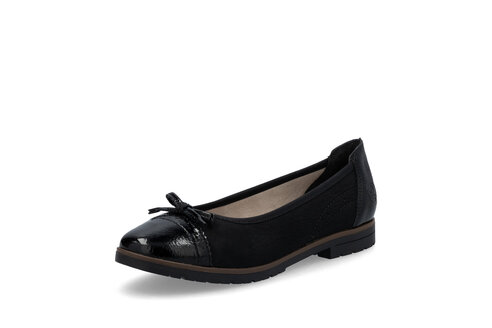 Dámske baleríny Rieker 45358-00 čierna