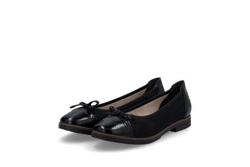 Dámske baleríny Rieker 45358-00 čierna