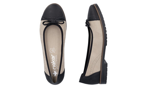 Dámske baleríny Rieker 45358-60 béžová