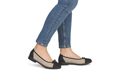 Dámske baleríny Rieker 45358-60 béžová