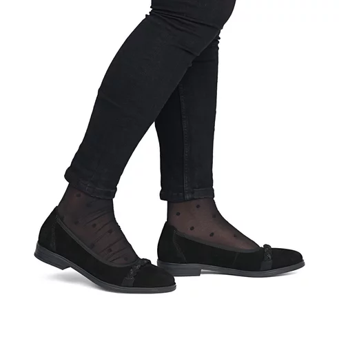 Dámske baleríny Rieker 46257-00 čierna