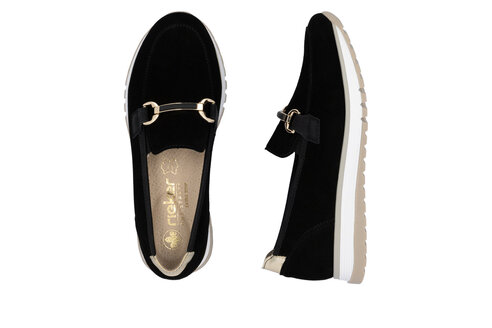 Dámske baleríny Rieker 49042-00 čierna