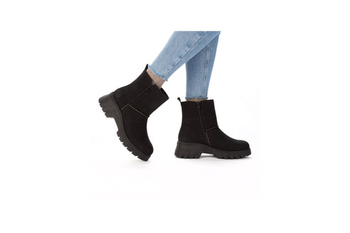 Dámske čižmy Rieker 71864-00 čierna