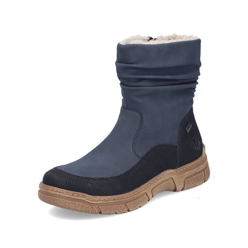 Dámske čižmy Rieker 72382-14 modrá