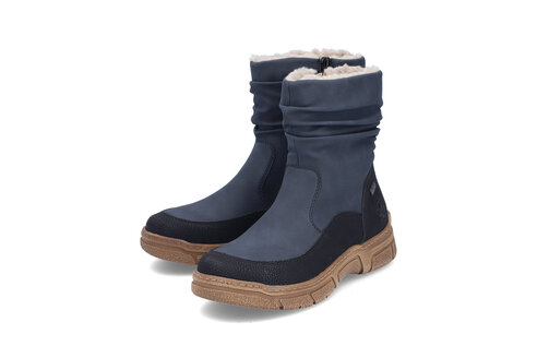 Dámske čižmy Rieker 72382-14 modrá