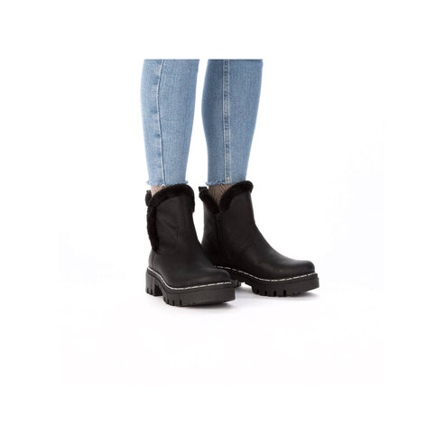 Dámske čižmy Rieker 74082-00 čierna