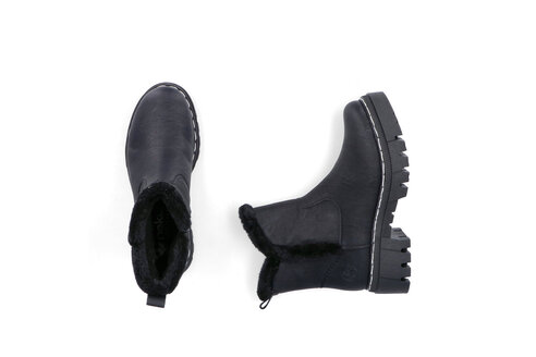 Dámske čižmy Rieker 74082-00 čierna