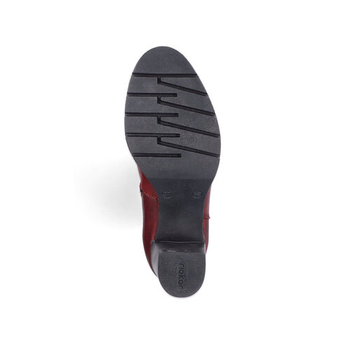 Dámske čižmy Rieker 77684-35 bordová