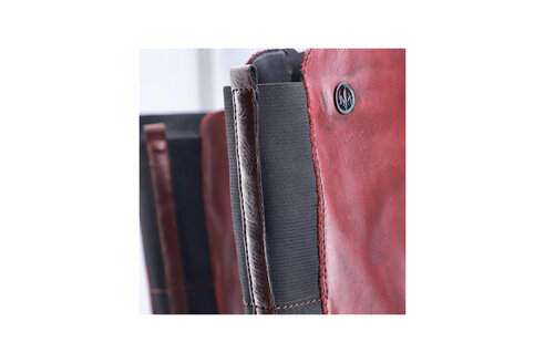 Dámske čižmy Rieker 77684-35 bordová