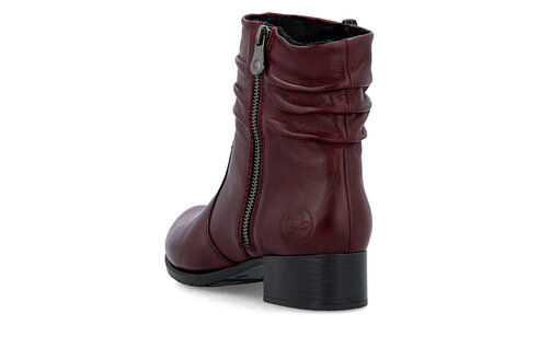 Dámske čižmy Rieker 78656-35 bordová