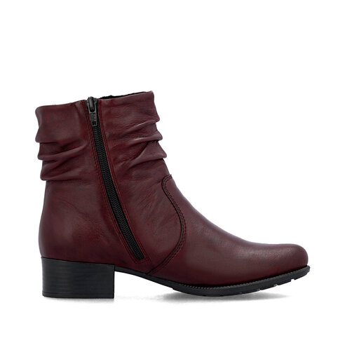 Dámske čižmy Rieker 78656-35 bordová