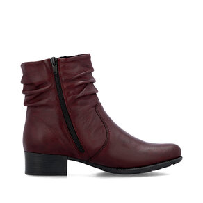 Dámske čižmy Rieker 78656-35 bordová