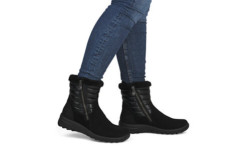 Dámske čižmy Rieker L7187-00 čierna