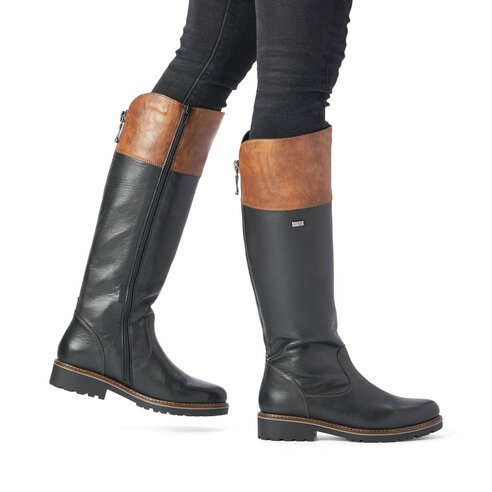Dámske čižmy Rieker R6581-02 čierna