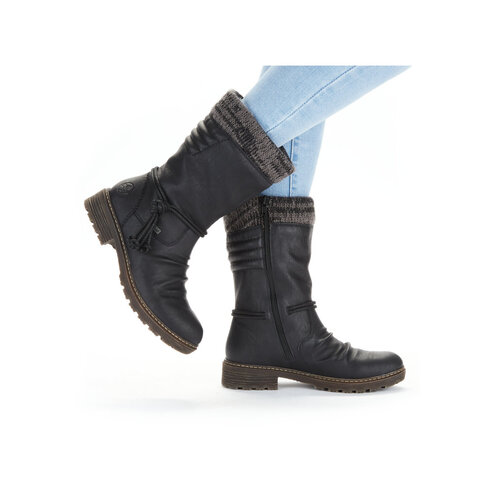 Dámske čižmy Rieker Z4755-00 čierna