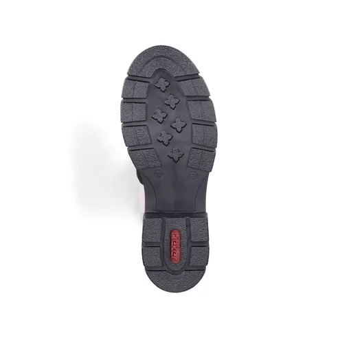Dámske čižmy Rieker Z9170-60 biela káva