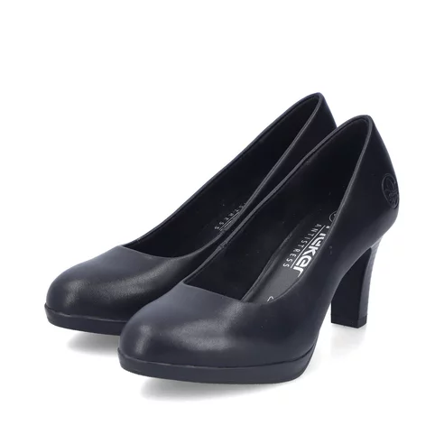 Dámske lodičky Rieker 41560-01 čierna