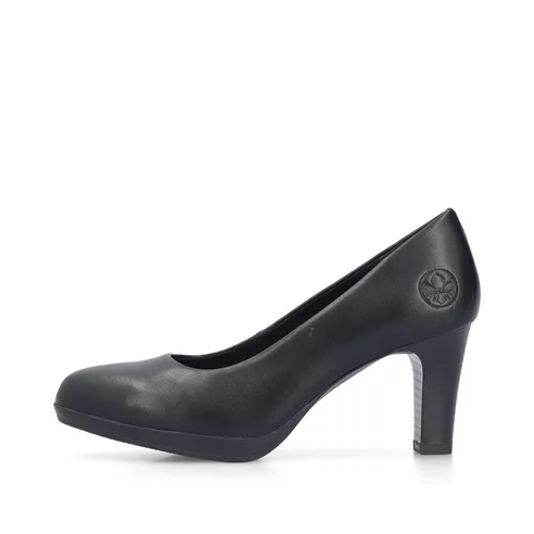 Dámske lodičky Rieker 41560-01 čierna