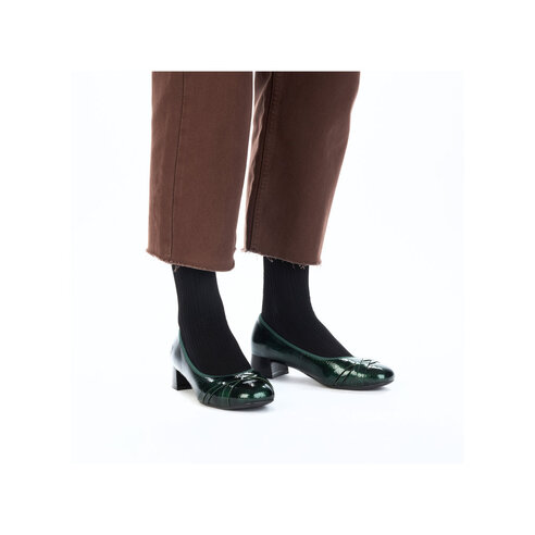 Dámske lodičky Rieker 45068-554 zelená