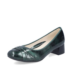 Dámske lodičky Rieker 45068-554 zelená