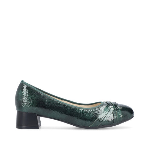 Dámske lodičky Rieker 45068-554 zelená
