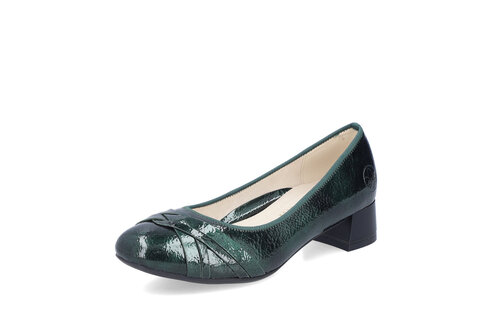 Dámske lodičky Rieker 45068-554 zelená