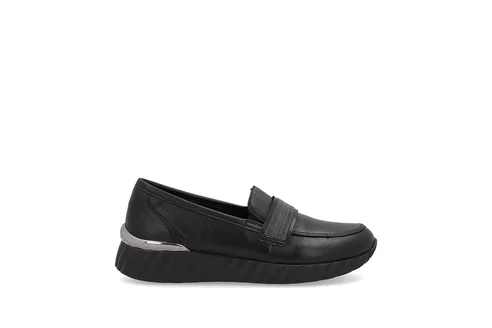 Dámske mokasíny Remonte D5910-01 čierne
