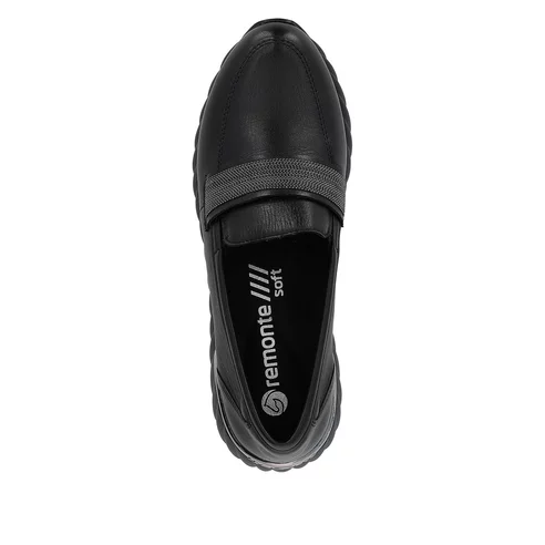 Dámske mokasíny Remonte D5910-01 čierne