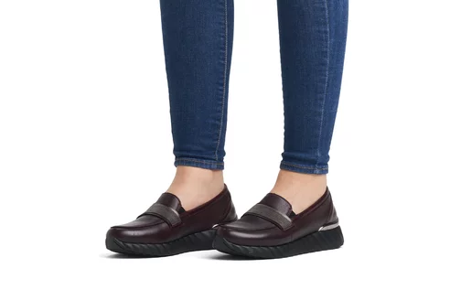 Dámske mokasíny Remonte D5910-35 bordové