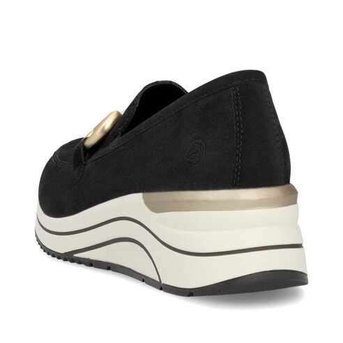 Dámske mokasíny Remonte - Rieker D0T12-02 čierna