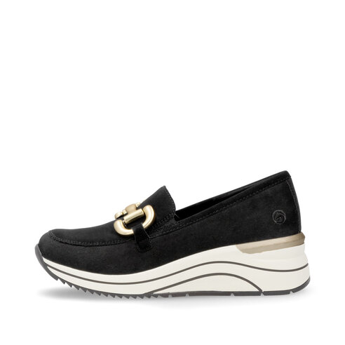 Dámske mokasíny Remonte - Rieker D0T12-02 čierna