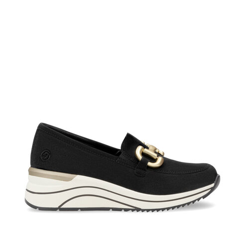 Dámske mokasíny Remonte - Rieker D0T12-02 čierna