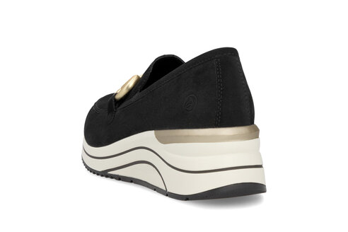 Dámske mokasíny Remonte - Rieker D0T12-02 čierna