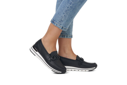 Dámske mokasíny Remonte - Rieker R6711-00 čierna