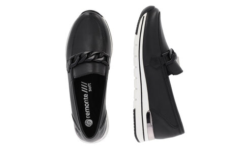 Dámske mokasíny Remonte - Rieker R6711-00 čierna