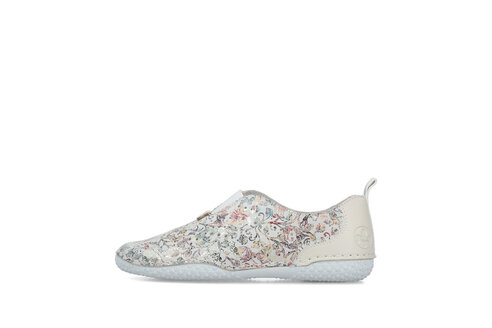 Dámske mokasíny Rieker 43663-90 biela