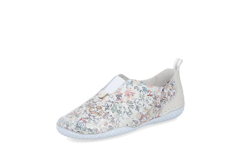 Dámske mokasíny Rieker 43663-90 biela